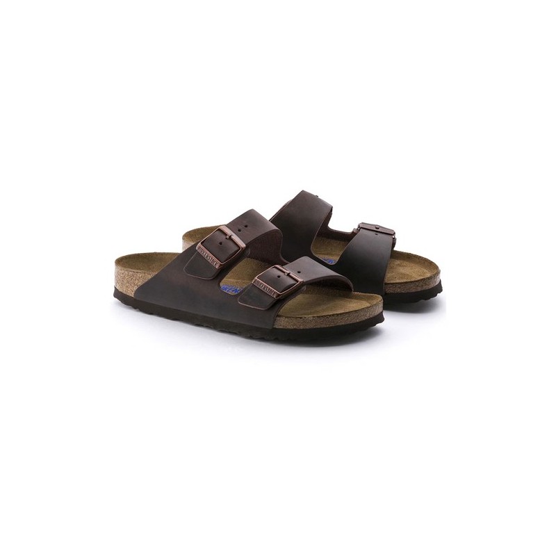 Birkenstock Παντόφλα Arizona Soft Footbed Leather (Regular), Leoi Habana