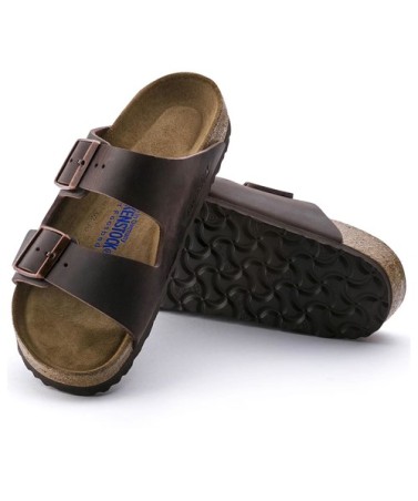 Birkenstock Παντόφλα Arizona Soft Footbed Leather (Regular), Leoi Habana