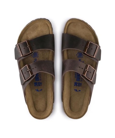 Birkenstock Παντόφλα Arizona Soft Footbed Leather (Regular), Leoi Habana