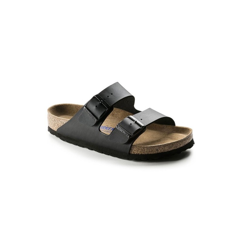 Birkenstock Παντόφλα Arizona Soft Footbed (Regular), Μαύρο