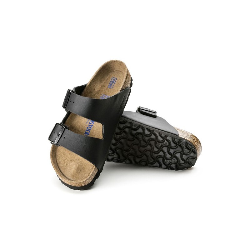 Birkenstock Παντόφλα Arizona Soft Footbed (Regular), Μαύρο