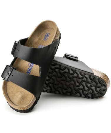 Birkenstock Παντόφλα Arizona Soft Footbed (Regular), Μαύρο