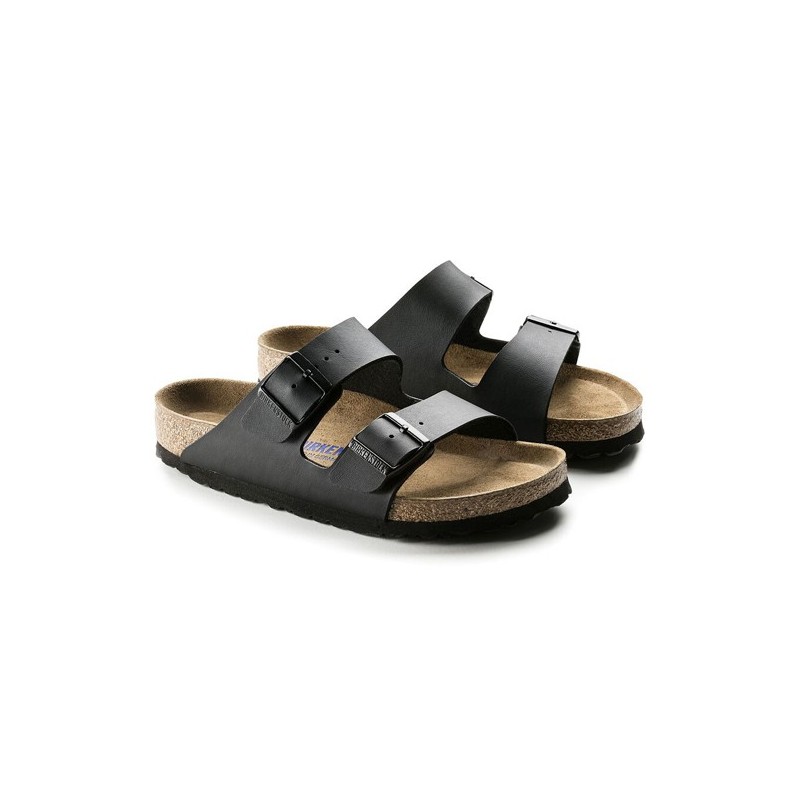 Birkenstock Παντόφλα Arizona Soft Footbed (Regular), Μαύρο