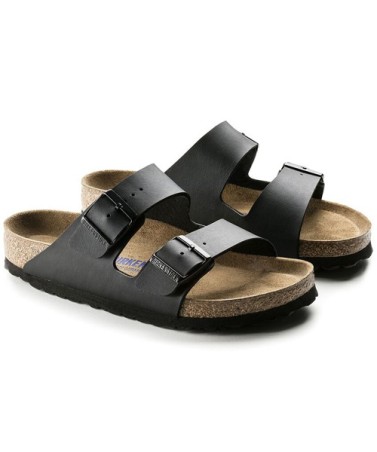 Birkenstock Παντόφλα Arizona Soft Footbed (Regular), Μαύρο