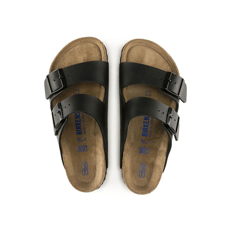 Birkenstock Παντόφλα Arizona Soft Footbed (Regular), Μαύρο