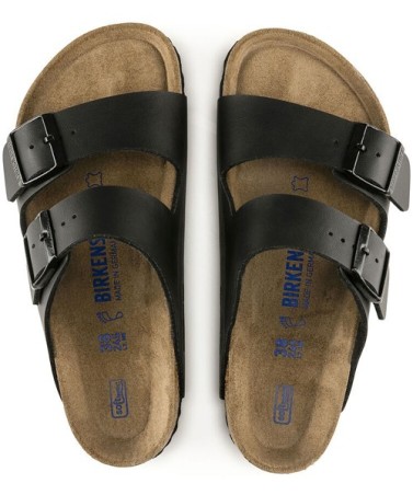 Birkenstock Παντόφλα Arizona Soft Footbed (Regular), Μαύρο