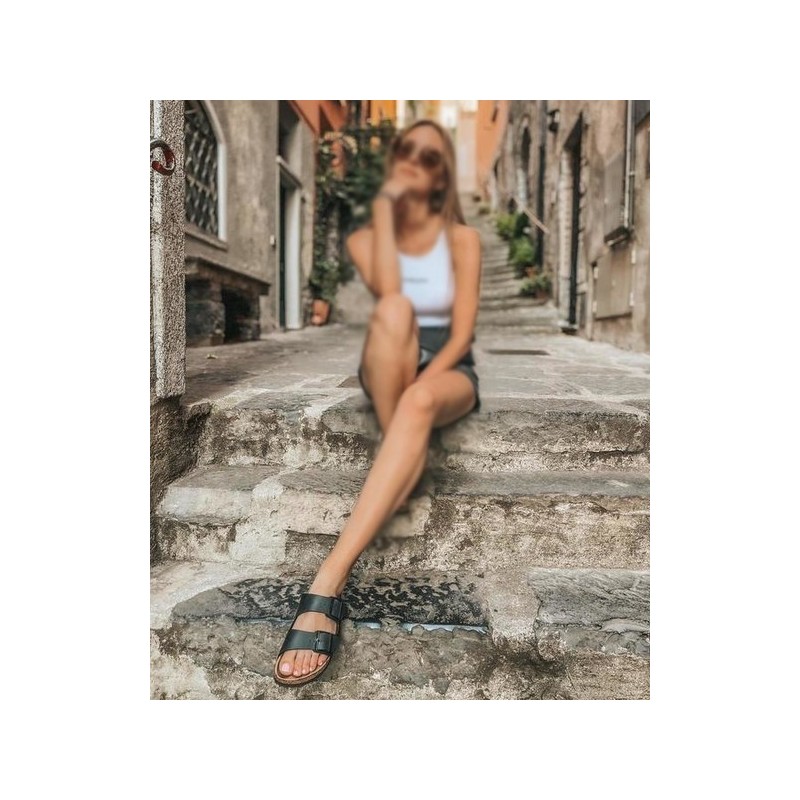 Birkenstock Παντόφλα Arizona Soft Footbed (Regular), Μαύρο