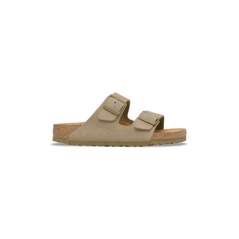 Birkenstock Παντόφλα Leather Arizona BS (Regular), Faded Khaki