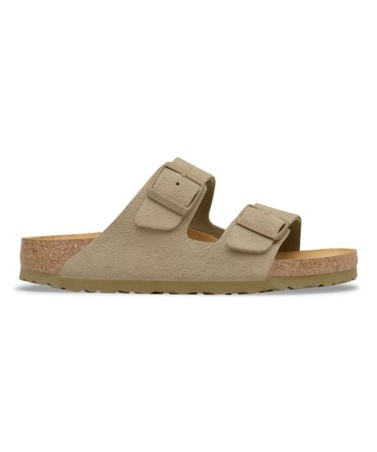 Birkenstock Παντόφλα Leather Arizona BS (Regular), Faded Khaki