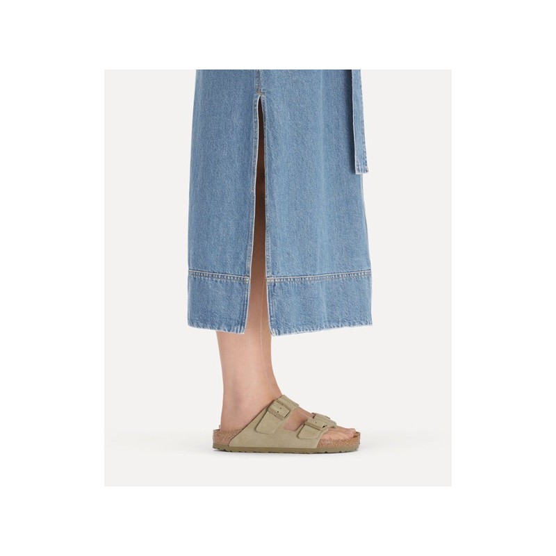 Birkenstock Παντόφλα Leather Arizona BS (Regular), Faded Khaki