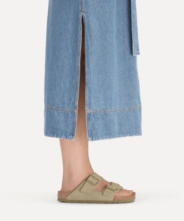 Birkenstock Παντόφλα Leather Arizona BS (Regular), Faded Khaki