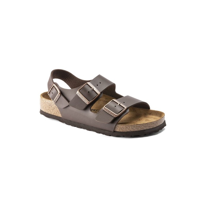 Birkenstock Παντόφλα Milano BS (Regular), Dark Brown