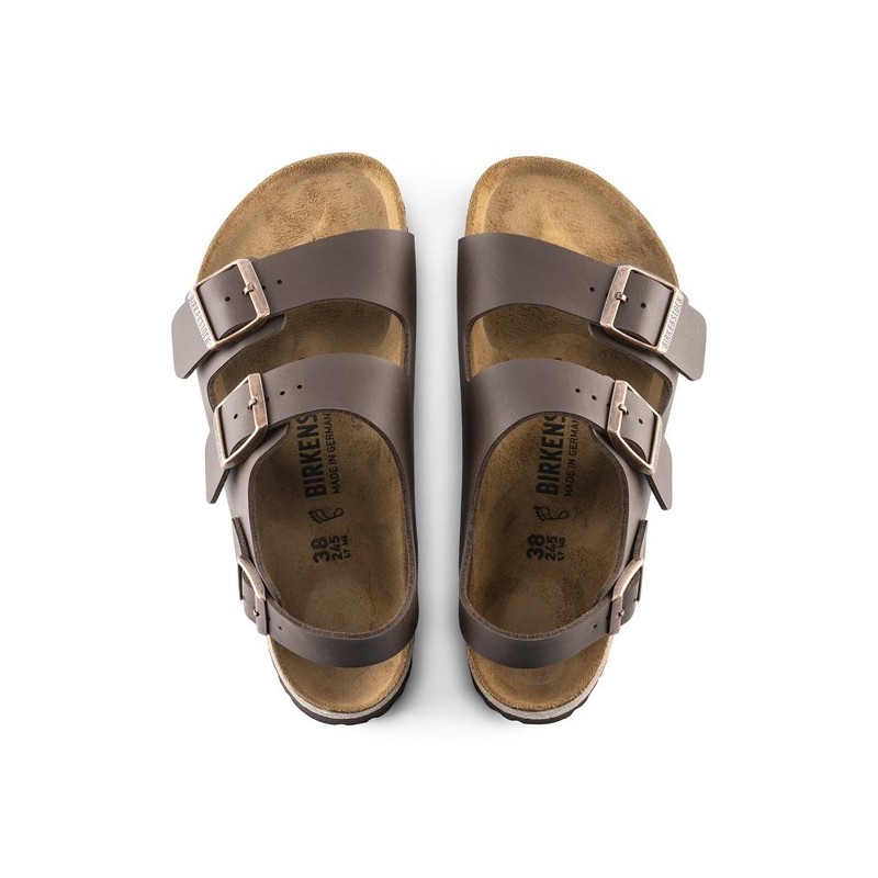 Birkenstock Παντόφλα Milano BS (Regular), Dark Brown