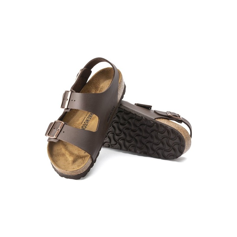 Birkenstock Παντόφλα Milano BS (Regular), Dark Brown