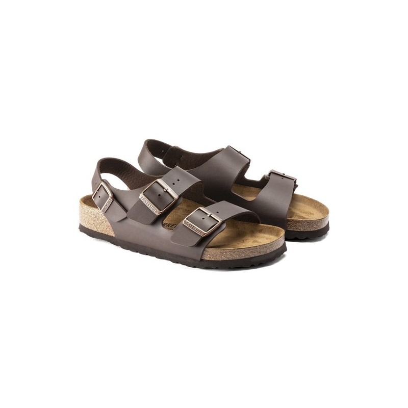 Birkenstock Παντόφλα Milano BS (Regular), Dark Brown