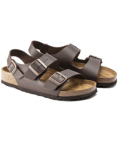 Birkenstock Παντόφλα Milano BS (Regular), Dark Brown