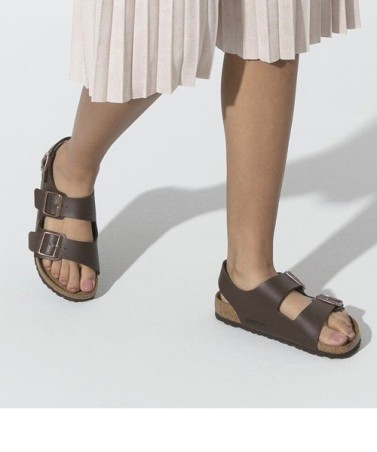 Birkenstock Παντόφλα Milano BS (Regular), Dark Brown