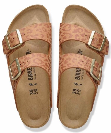 Birkenstock Παντόφλα Arizona BS (Narrow), Leo Pecan