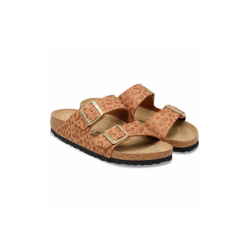 Birkenstock Παντόφλα Arizona BS (Narrow), Leo Pecan