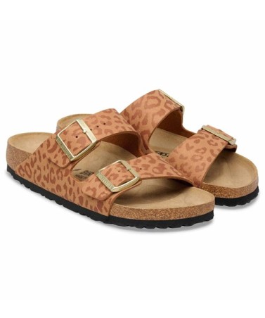 Birkenstock Παντόφλα Arizona BS (Narrow), Leo Pecan