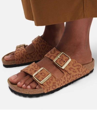 Birkenstock Παντόφλα Arizona BS (Narrow), Leo Pecan