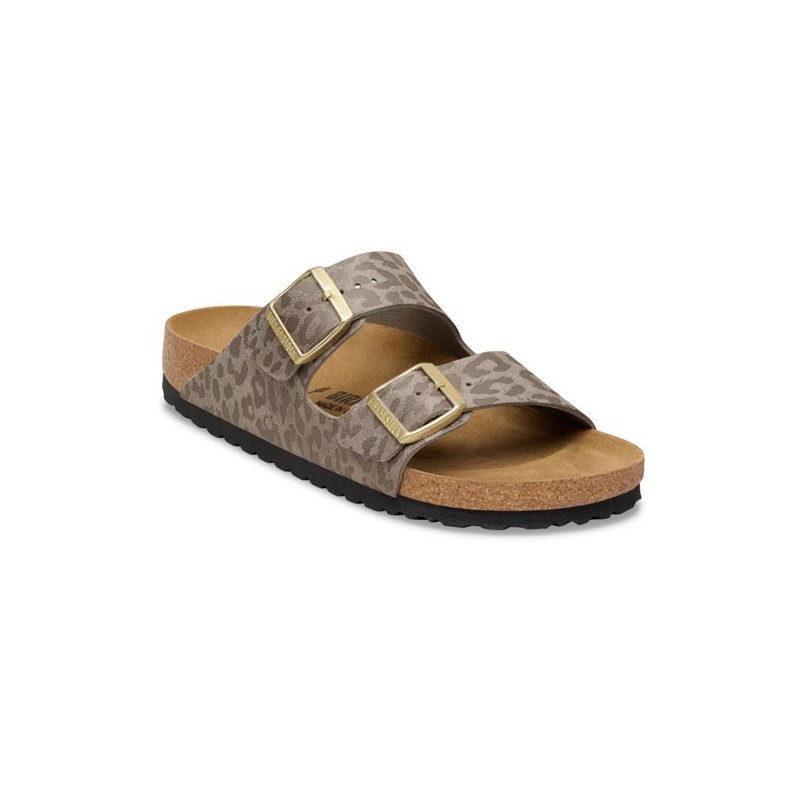 Birkenstock Παντόφλα Arizona BS (Narrow), Leo Gray Taupe