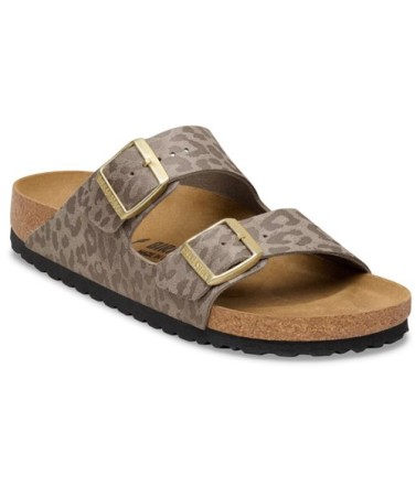 Birkenstock Παντόφλα Arizona BS (Narrow), Leo Gray Taupe