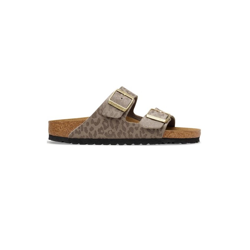 Birkenstock Παντόφλα Arizona BS (Narrow), Leo Gray Taupe