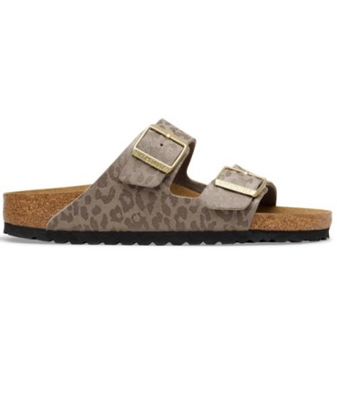 Birkenstock Παντόφλα Arizona BS (Narrow), Leo Gray Taupe