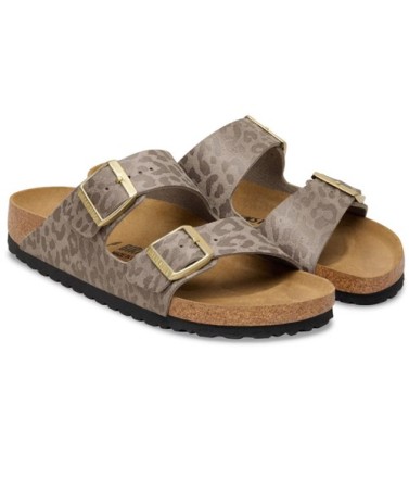 Birkenstock Παντόφλα Arizona BS (Narrow), Leo Gray Taupe