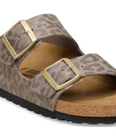 Birkenstock Παντόφλα Arizona BS (Narrow), Leo Gray Taupe