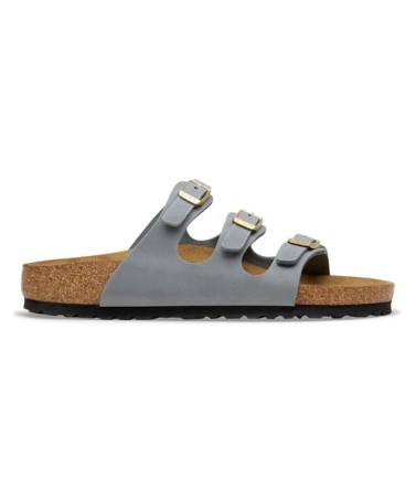 Birkenstock Παντόφλα Leather Florida (Narrow), Basalt Grey