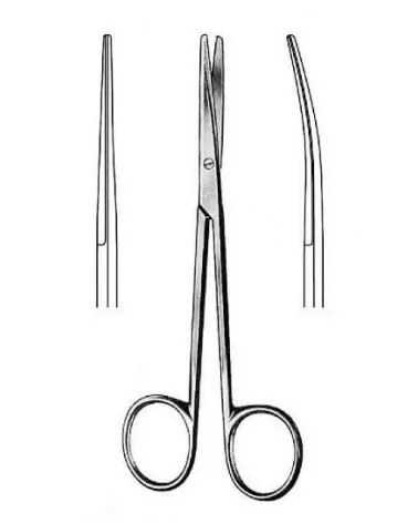 Hilbro Ψαλίδι Metzenbaum Κυρτό 11,5cm