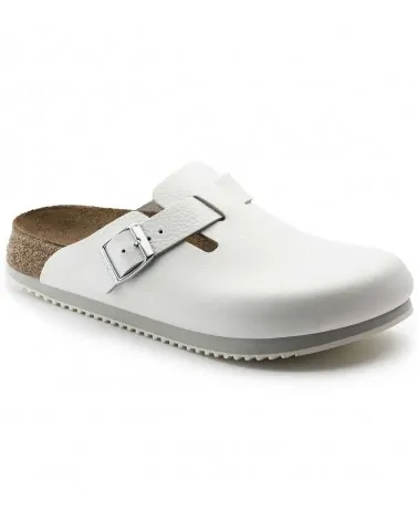 Birkenstock Σαμπό Boston SL, Λευκό