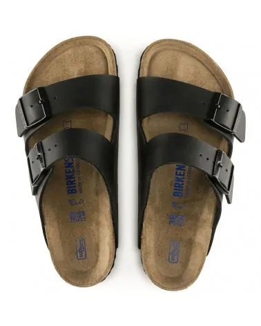 Birkenstock Παντόφλα Arizona Soft Footbed Black (Narrow)