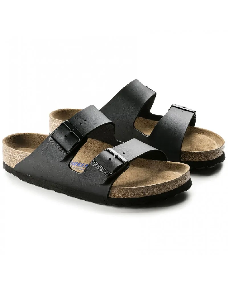 Birkenstock Παντόφλα Arizona Soft Footbed Black (Narrow)