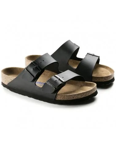 Birkenstock Παντόφλα Arizona Soft Footbed Black (Narrow)
