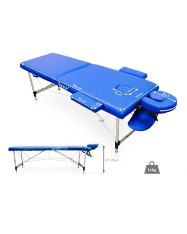 Quirumed Φορητό Κρεβάτι για Μασάζ Αλουμινίου Basic 180 x 60 cm