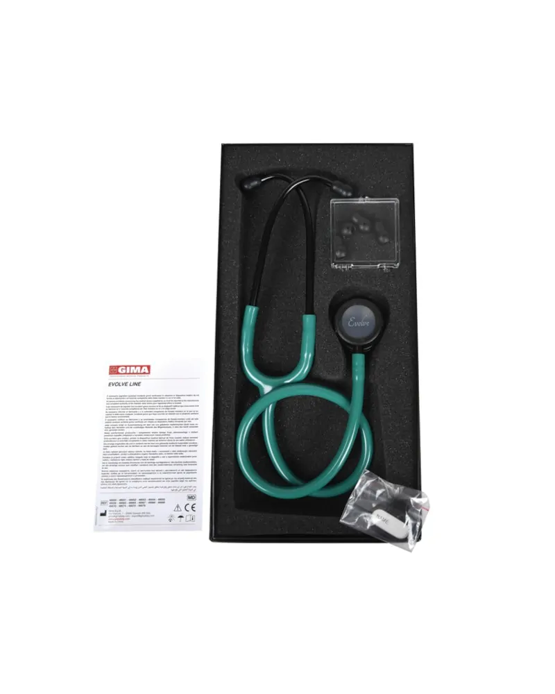 Gima Στηθοσκόπιο Διπλής Κεφαλής Evolve Emerald Green, 49569