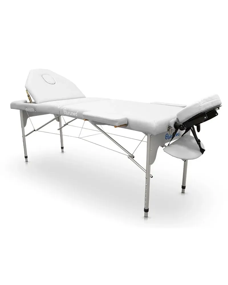 Quirumed Φορητό Κρεβάτι για Μασάζ Αλουμινίου 186 x 66 cm με Αναδιπλούμενη Πλάτη