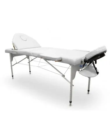 Quirumed Φορητό Κρεβάτι για Μασάζ Αλουμινίου 186 x 66 cm με Αναδιπλούμενη Πλάτη