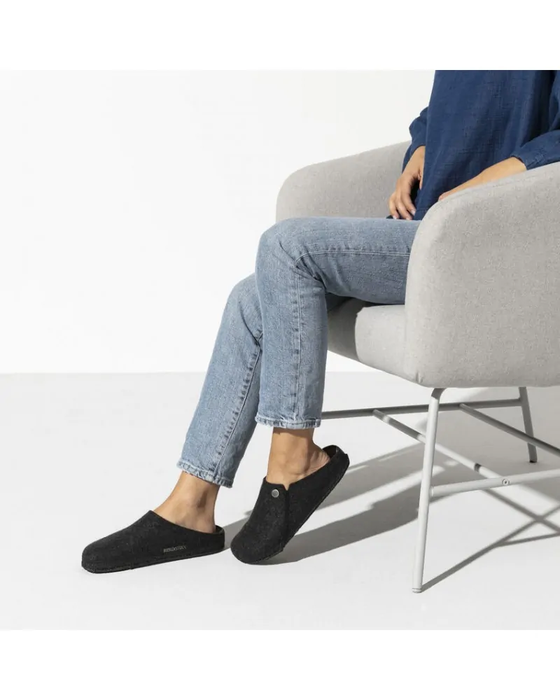 Birkenstock Παντόφλα Zermatt Rivet, Ανθρακί (Narrow)