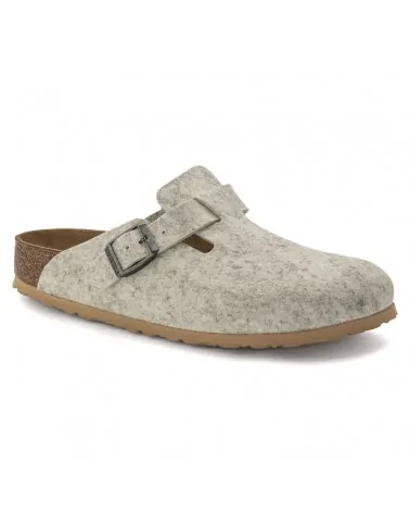 Birkenstock Παντόφλα Boston BS Μπεζ (Narrow)