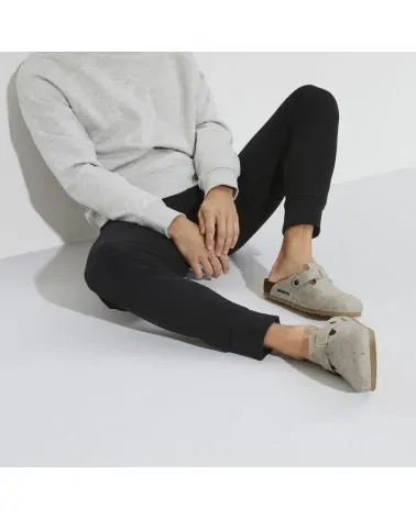 Birkenstock Παντόφλα Boston BS Μπεζ (Narrow)
