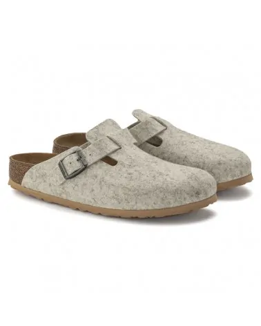 Birkenstock Παντόφλα Boston BS Μπεζ (Narrow)