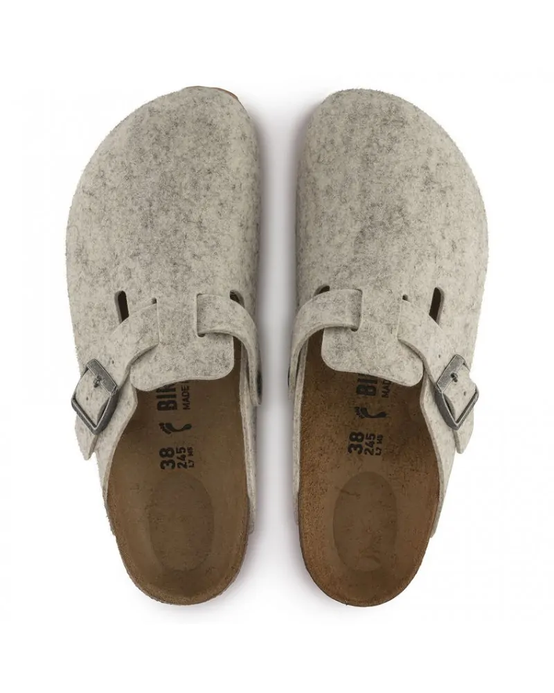 Birkenstock Παντόφλα Boston BS Μπεζ (Narrow)