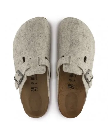 Birkenstock Παντόφλα Boston BS Μπεζ (Narrow)