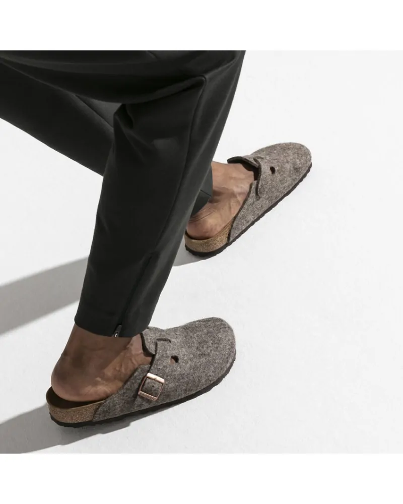 Birkenstock Παντόφλα Boston BS Καφέ (Regular)