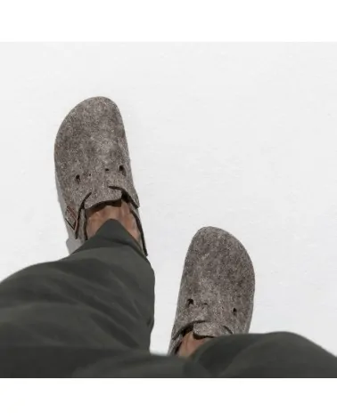 Birkenstock Παντόφλα Boston BS Καφέ (Regular)