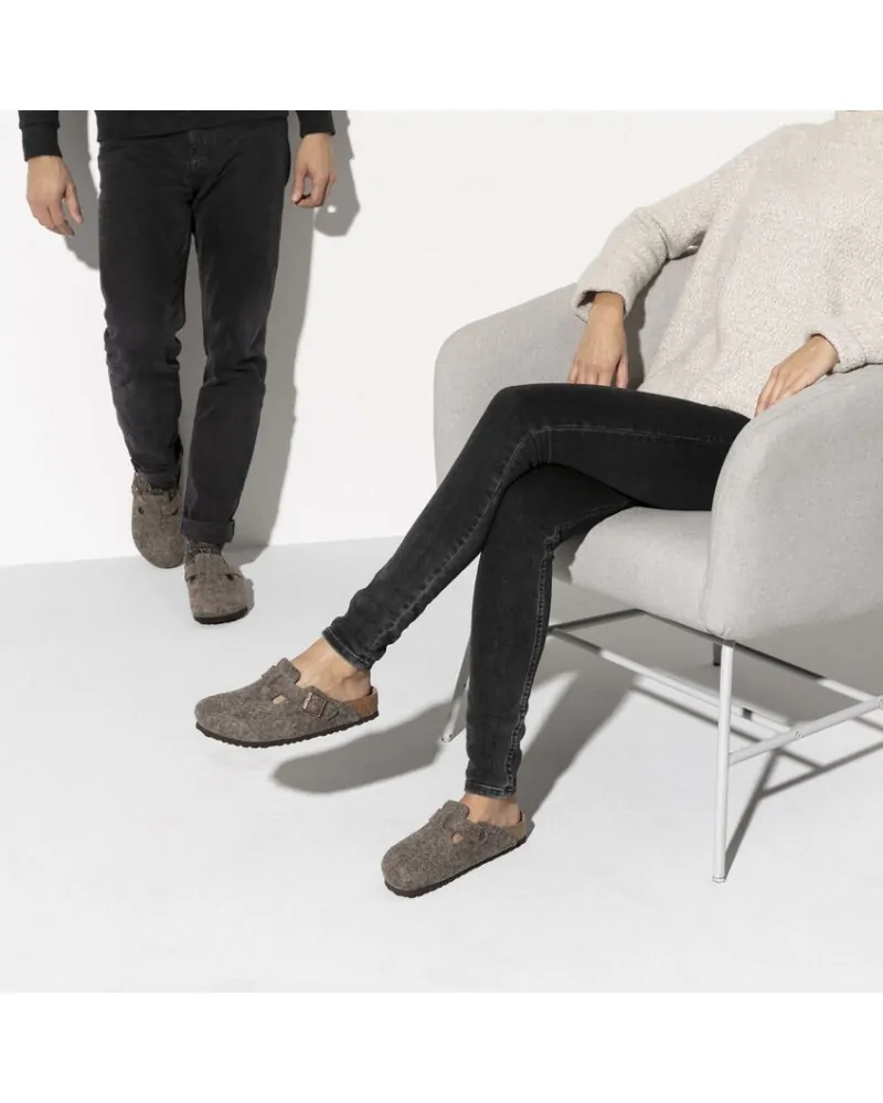 Birkenstock Παντόφλα Boston BS Καφέ (Regular)